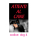 cartello attenti al cane cartello attenti al cane cartello attenti al cane 8